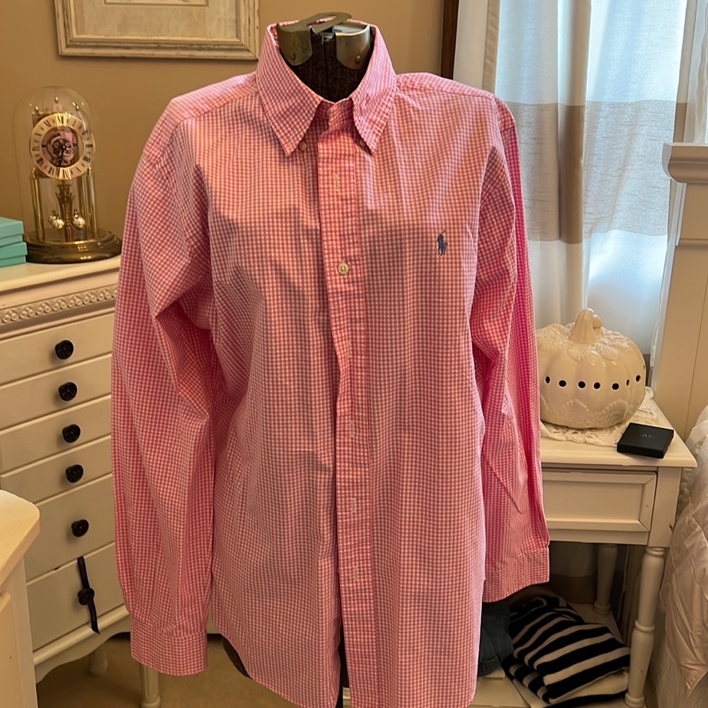 Ralph Lauren vintage small check mens shirt !perfect condition.